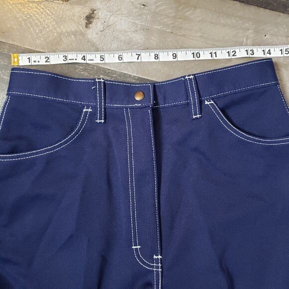 Vintage Lane Bryant Blue High Rise Slacks, 28x33.5 - Picture 6 of 8
